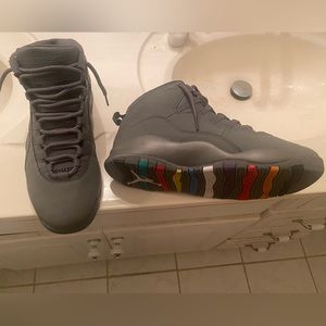 Retro Air Jordan 10 rare Cool Grey